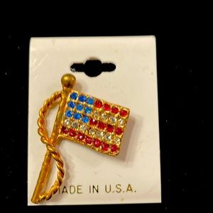 American flag pin